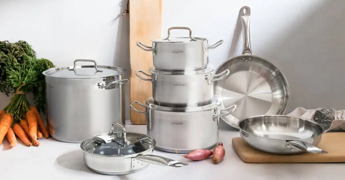 Professional Chef stainless steel cookware