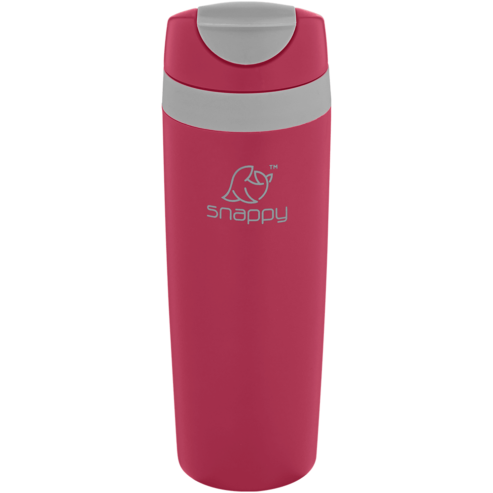 0004 SN DW400M 6009710424124 Snappy Dbl Wall Plastic Tblr 473ml Magenta Product Image 1