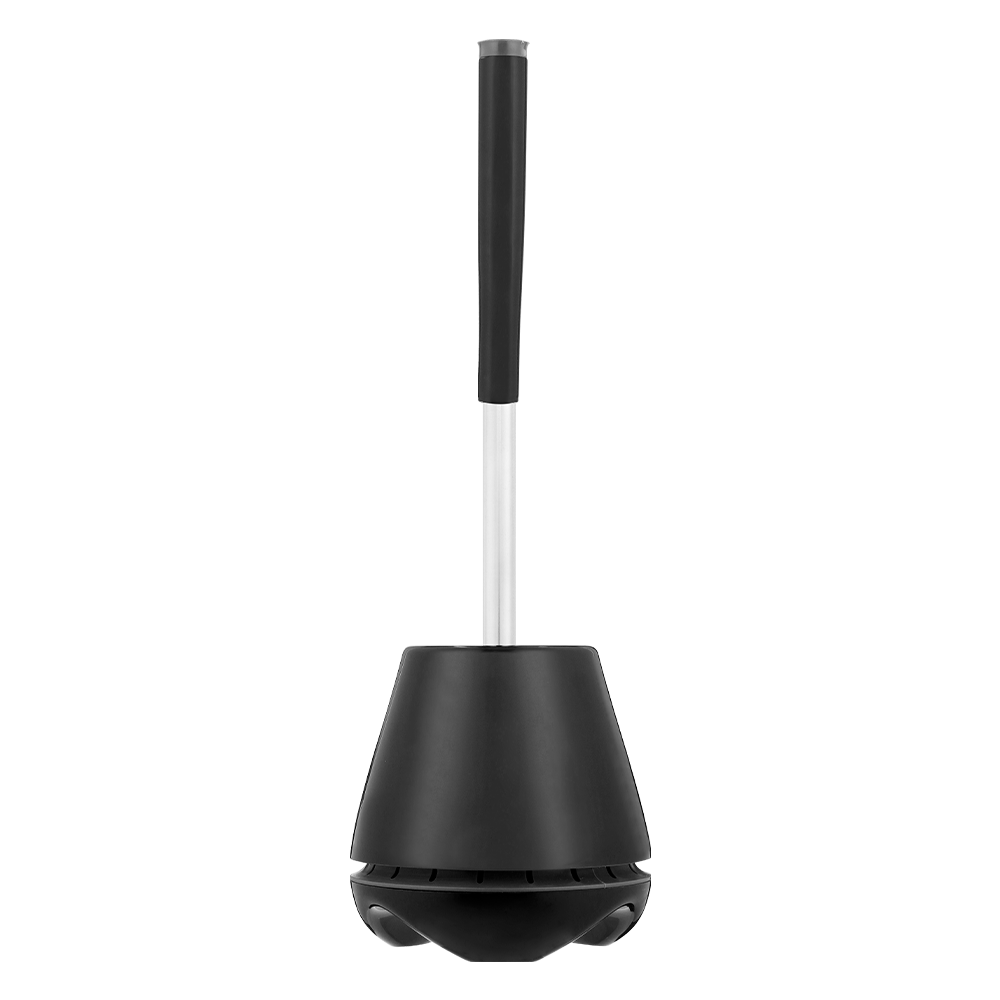 100430 6009710422274 Legend Premium Toilet Brush Set Black Product Image