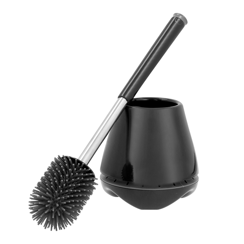 100430 6009710422274 Legend Premium Toilet Brush Set Black Product Image2