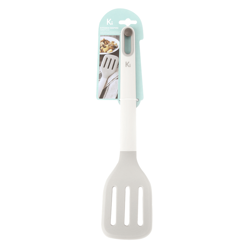 502000 6009710423158 Kitchen Inspire Slotted Turner Grey Planogram Image