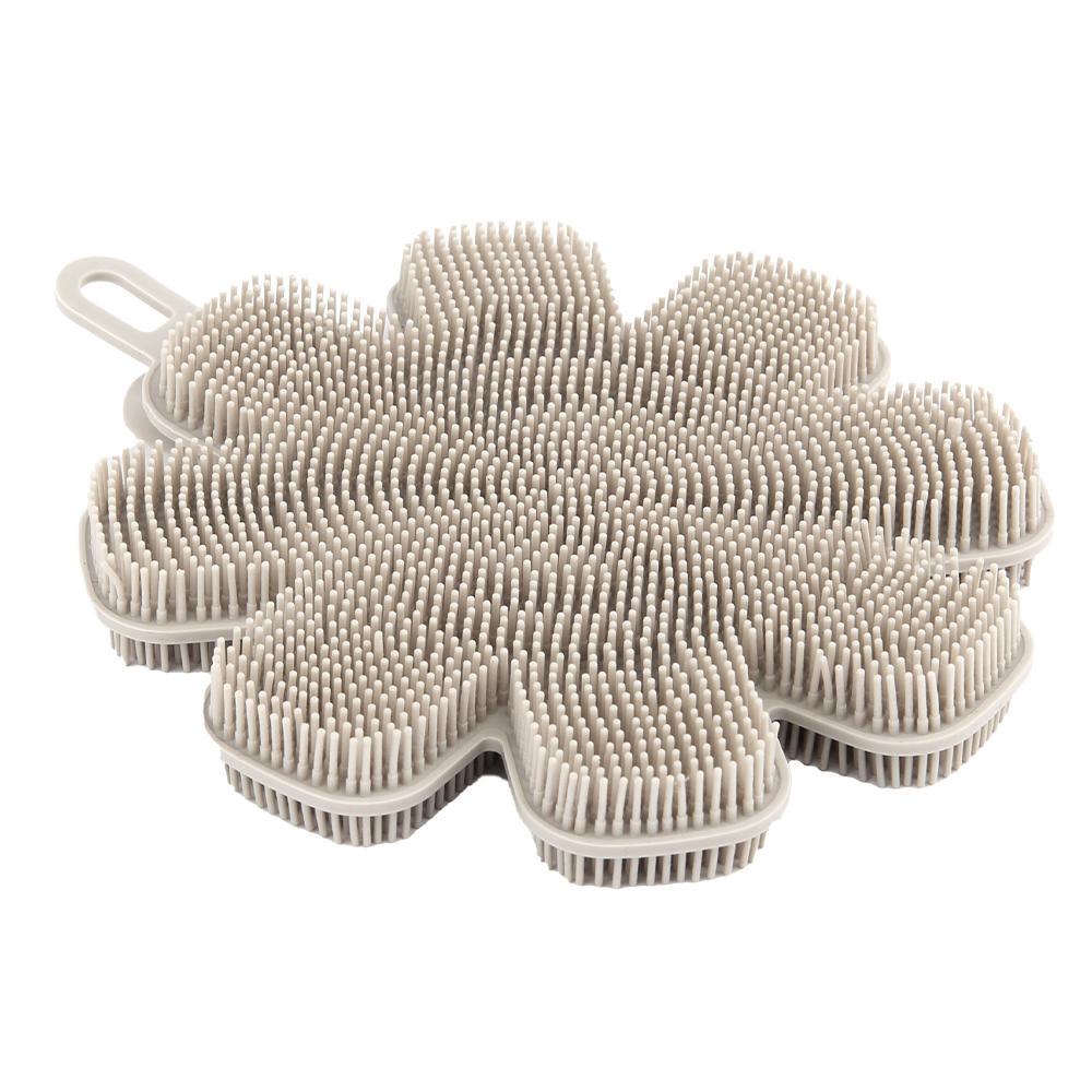 502054 6009710423370 Kitchen Inspire Silicone Scrub Grey Product Image 1
