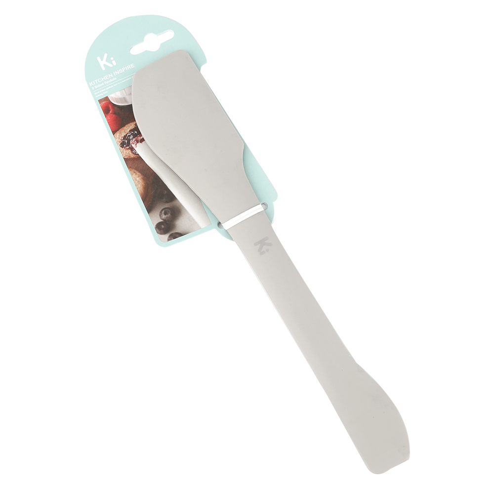 502118 6009710423615 Kitchen Inspire 2 Sided Spatula Packaging Image