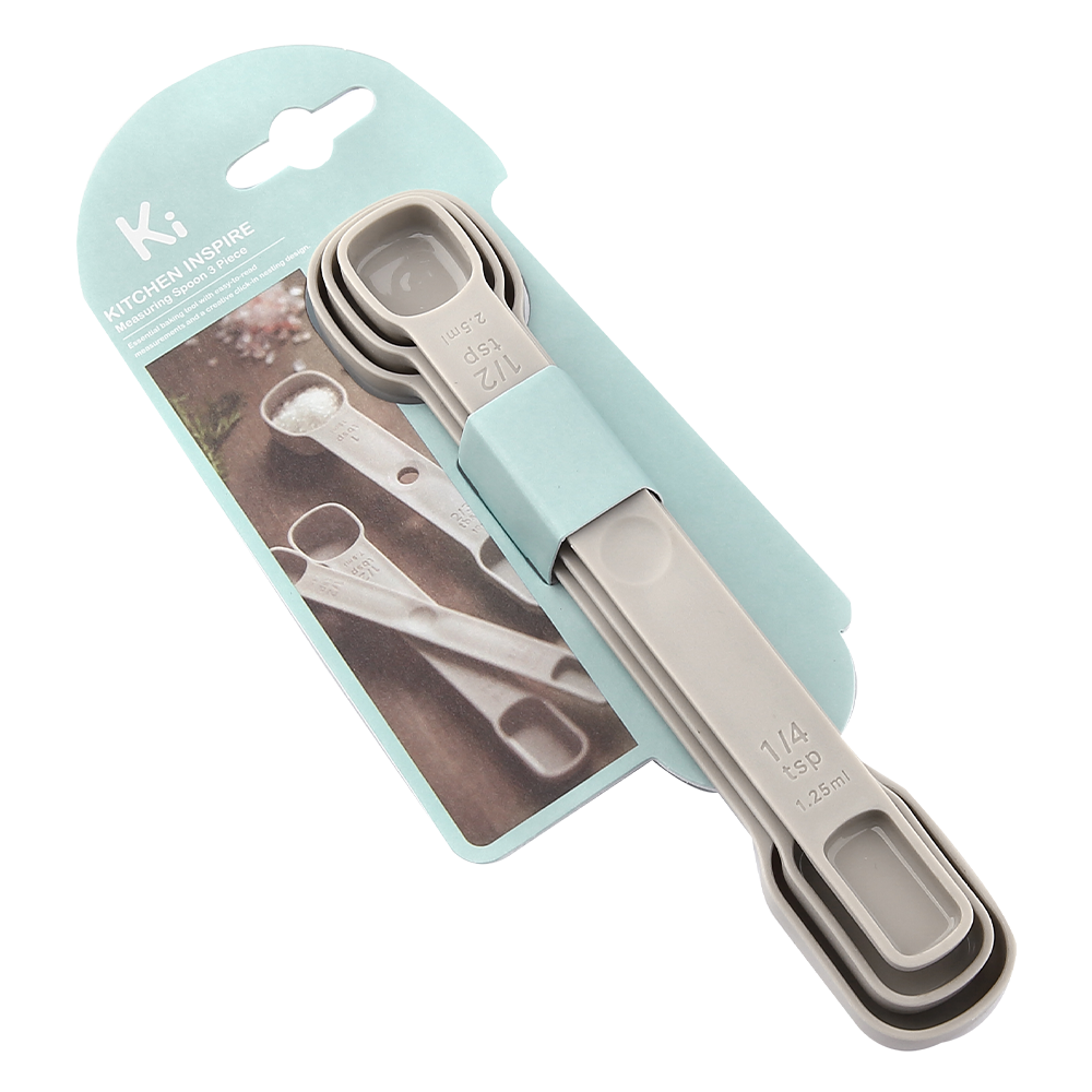 502126 6009710423691 Kitchen Inspire Measuring Spoon 3pce Packaging Image
