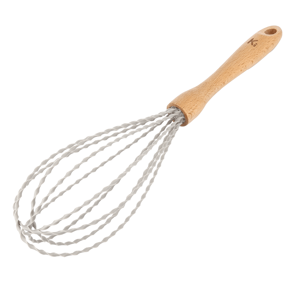 502144 6009710423875 Kitchen Inspire Large Beechwood Whisk Product Image 1