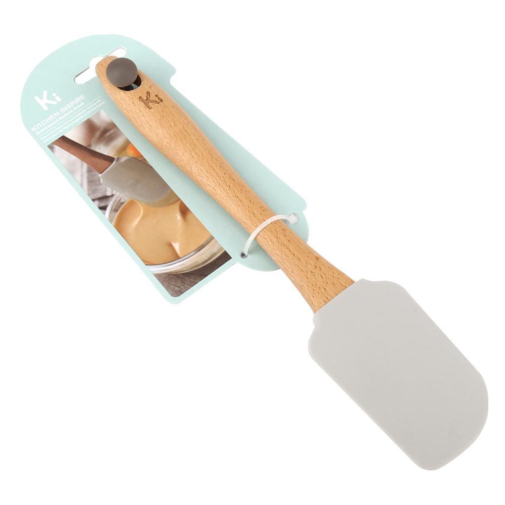 502146 6009710423899 Kitchen Inspire Beechwood Spatula Small Packaging Image