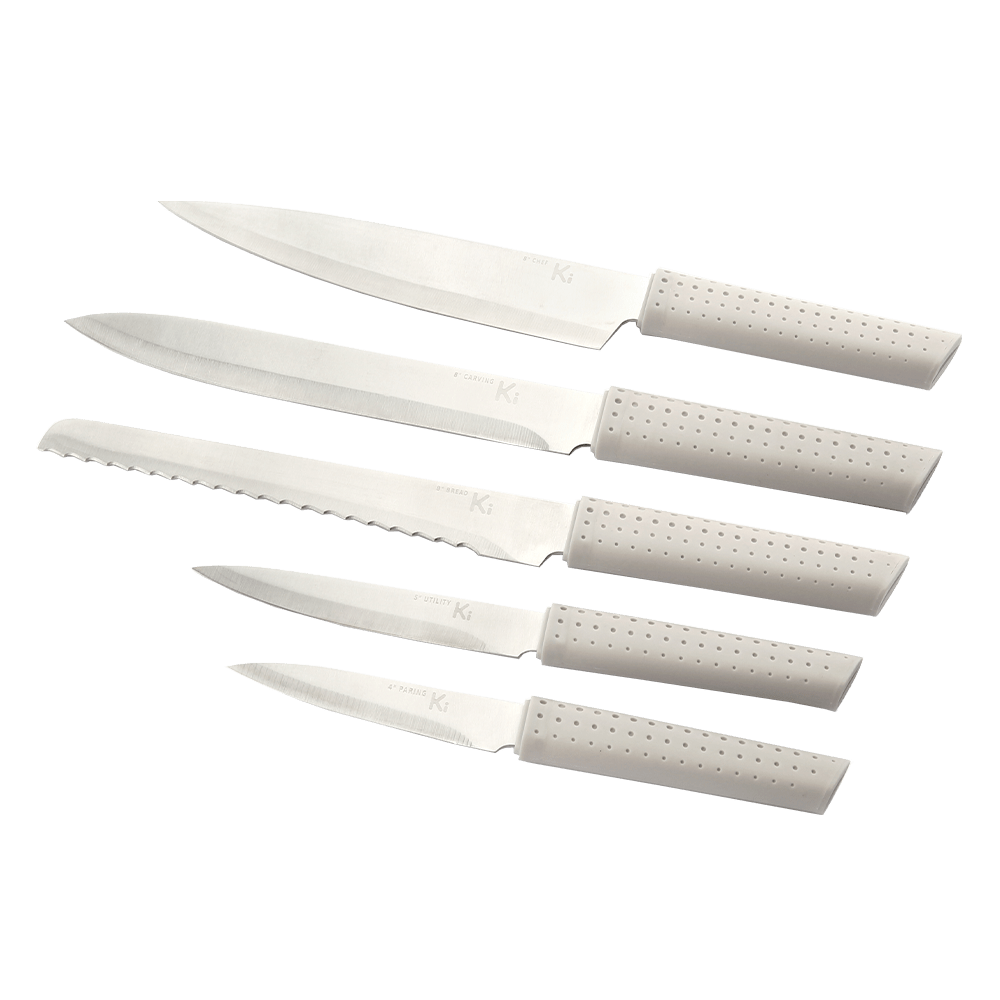 502212 6009710424032 Kitchen Inspire 5pce Knife Set Product Image 1