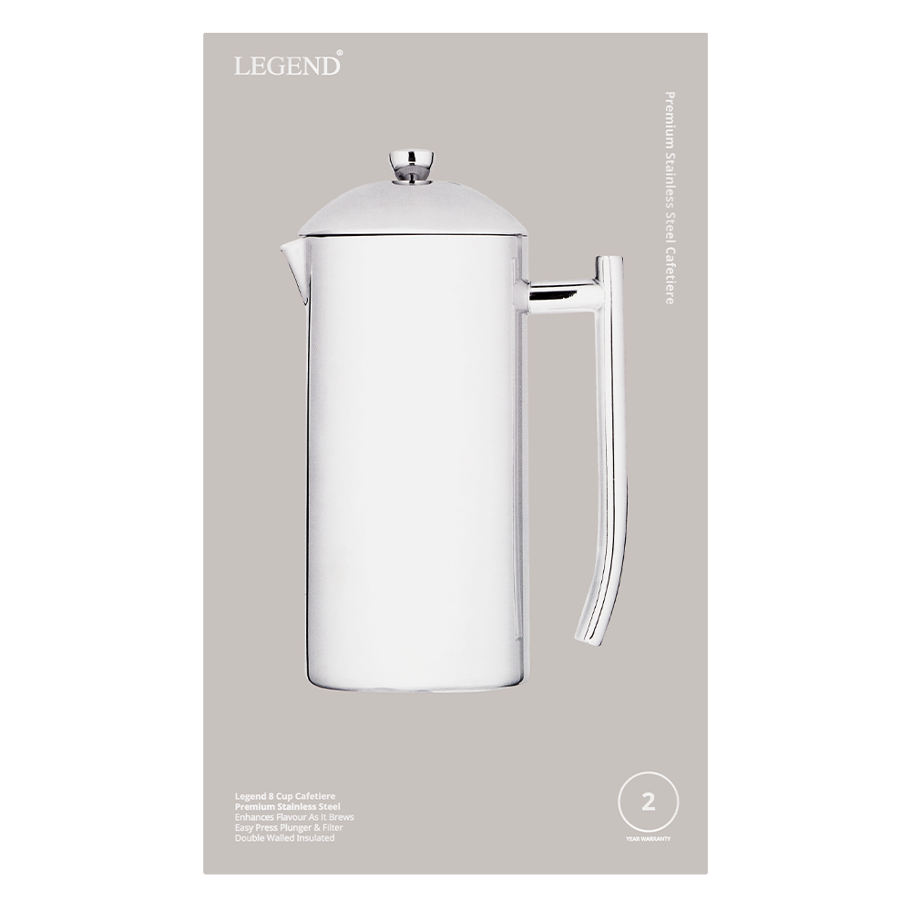 600481 6008098004157 Legend stst 8 Cup Cafetiere Plano Image2