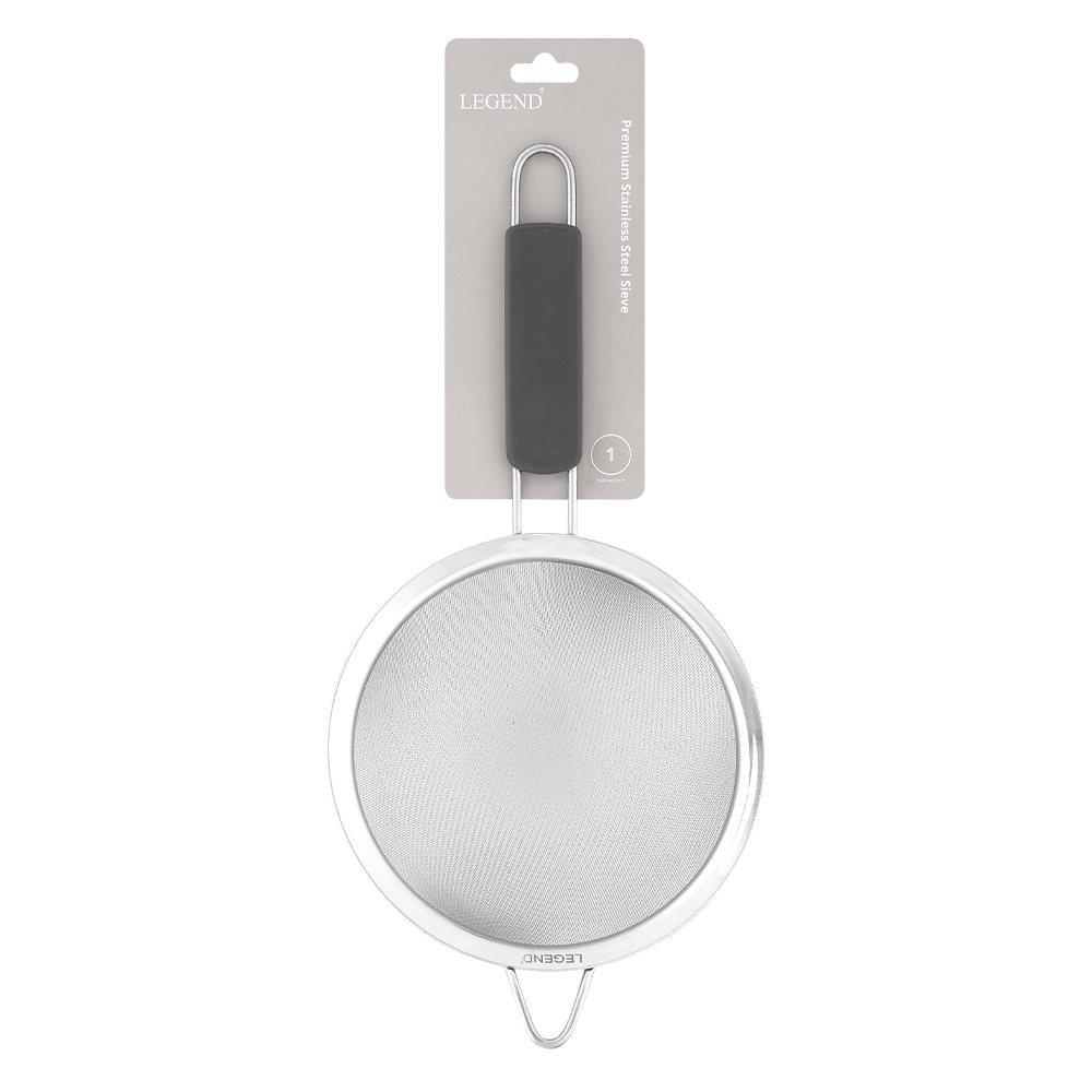 600629 6009710421666 Legend Premium stst Sieve 18cm Packaging Image2
