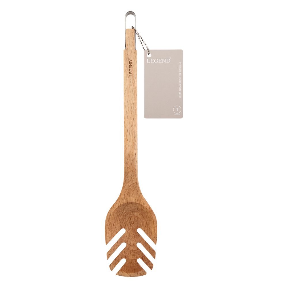 600703 6009710422885 Legend Premium Beechwood Pasta Spoon Packaging Image