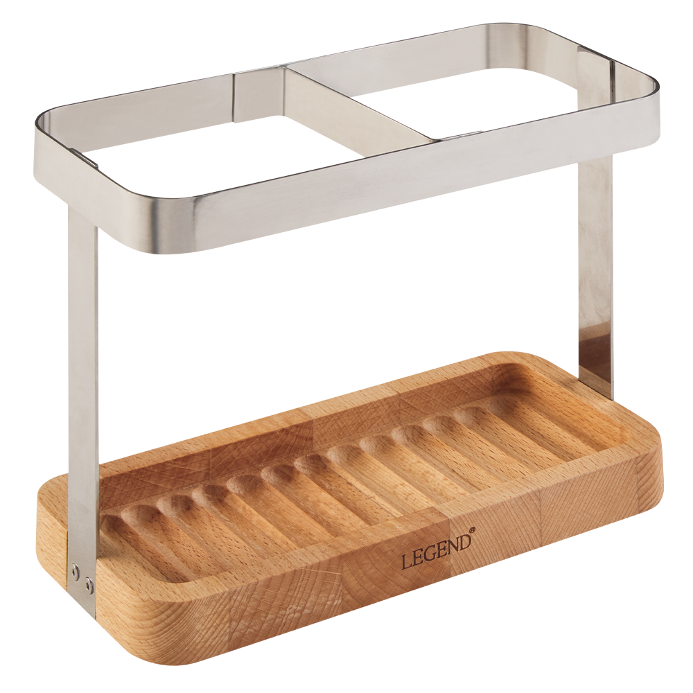 600707 6009710422922 Legend Premium Beechwood Utensil Holder Product Image 1