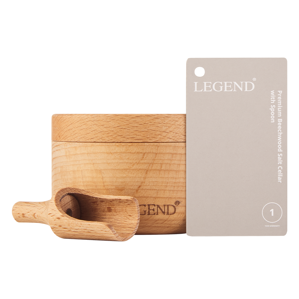 600710 6009710422953 Legend Premium Beechwood Salt Cellar ws Packaging Image 3