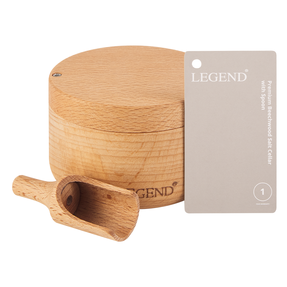 600710 6009710422953 Legend Premium Beechwood Salt Cellar ws Packaging Image 4
