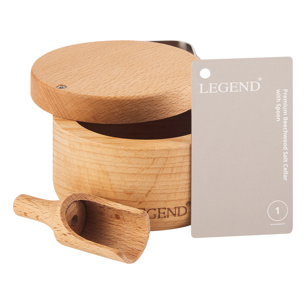600710 6009710422953 Legend Premium Beechwood Salt Cellar ws Packaging Image 5