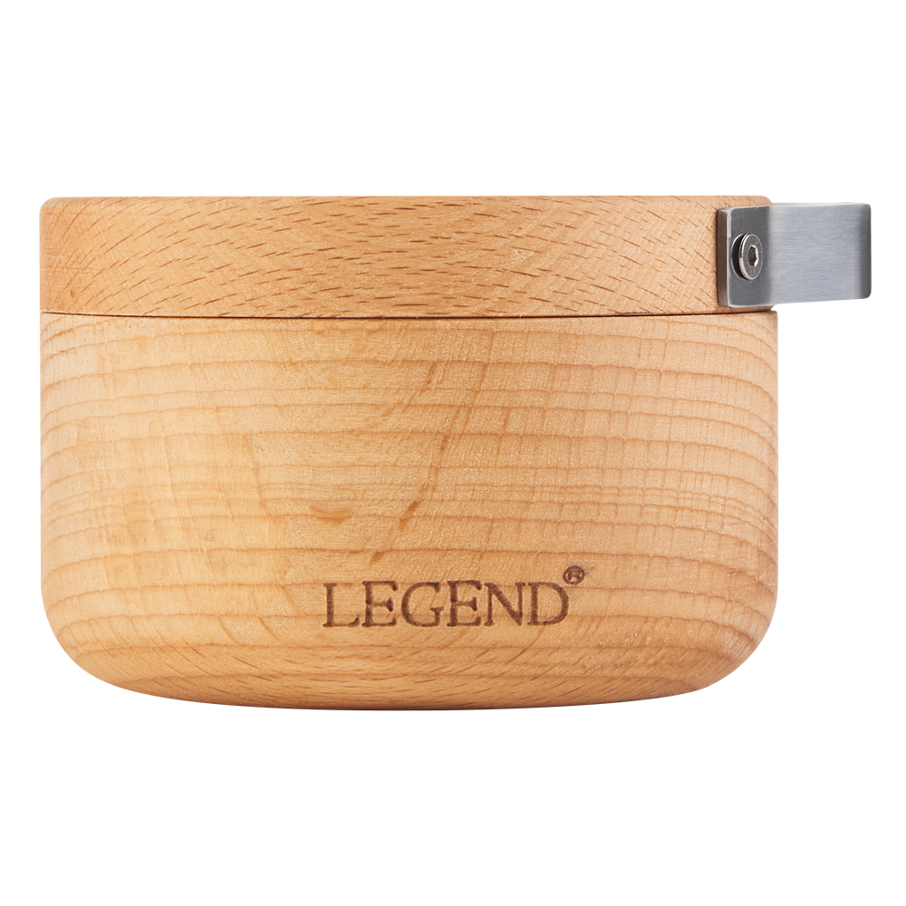 600710 6009710422953 Legend Premium Beechwood Salt Cellar ws Product Image 2