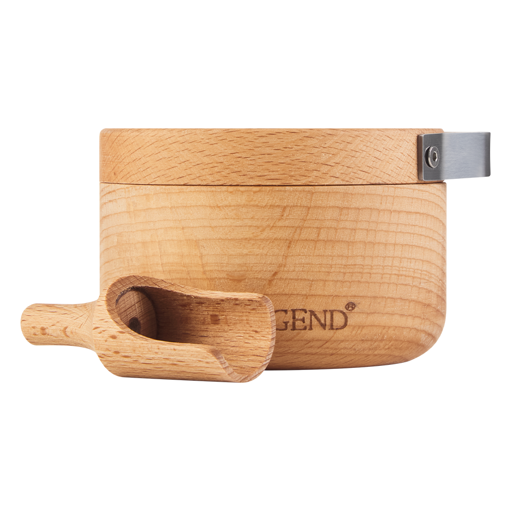 600710 6009710422953 Legend Premium Beechwood Salt Cellar ws Product Image 3