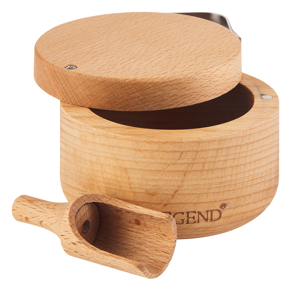600710 6009710422953 Legend Premium Beechwood Salt Cellar ws Product Image 5