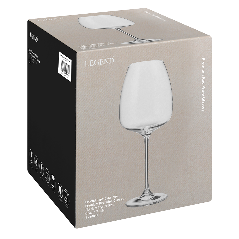 700001 6009710420720 Legend Classique Red 610ml 4 Pack Packaging Image2