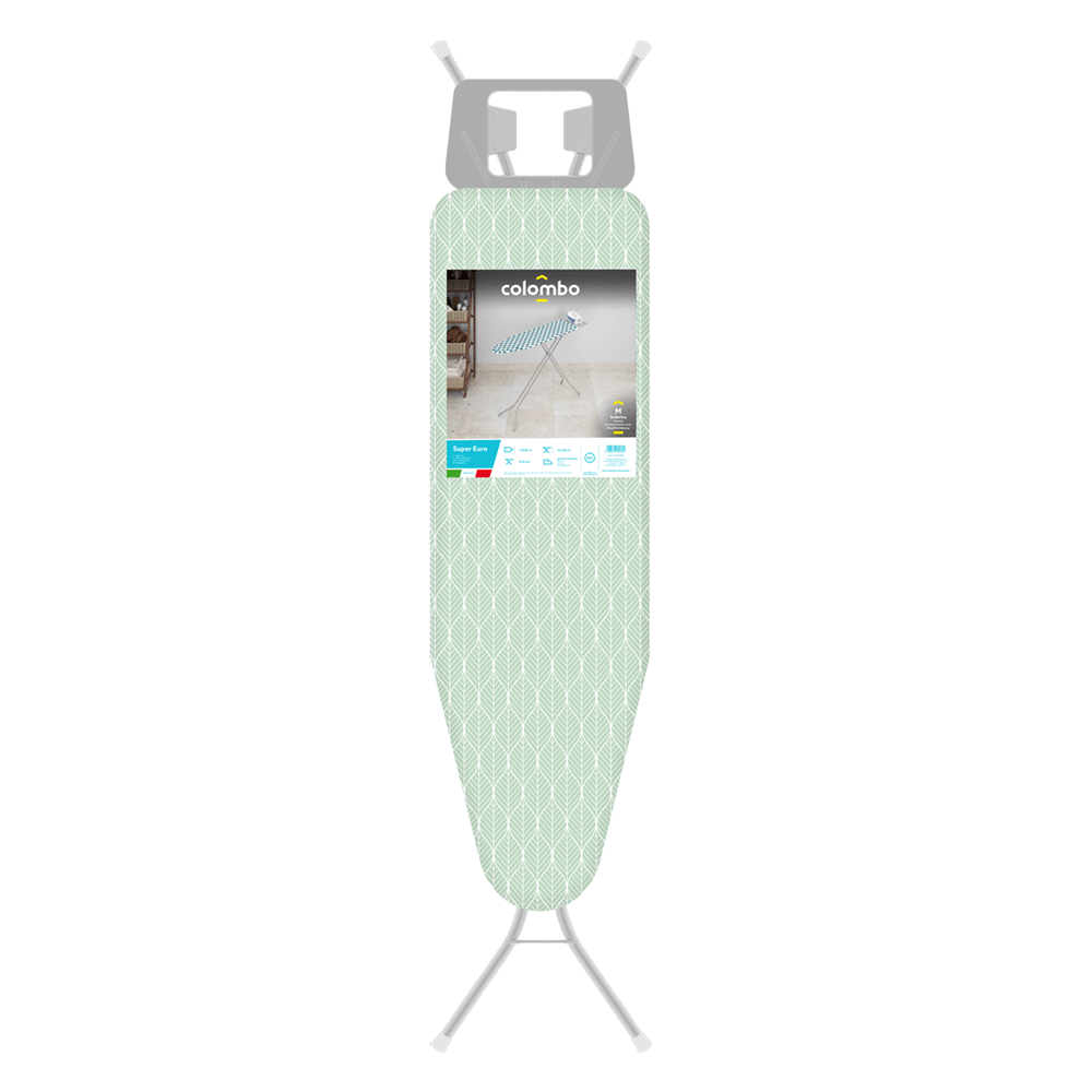 A122L09W 8003186015600 Colombo Super Euro Ironing Board Packaging Image