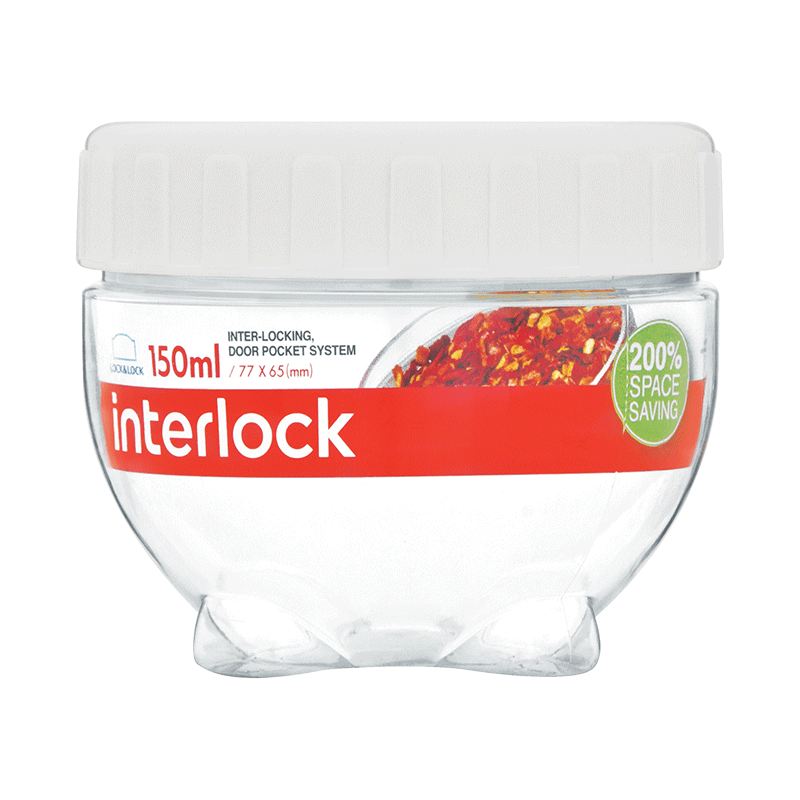 INL201 LnL Interlock 150ml Round Container 1