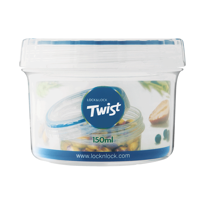 LLS111 LnL Twist Round Container 150ml 1