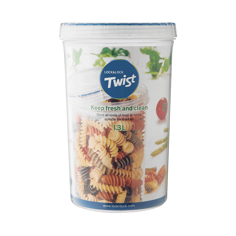 LLS133 LnL Twist round Container 1 3lt 1