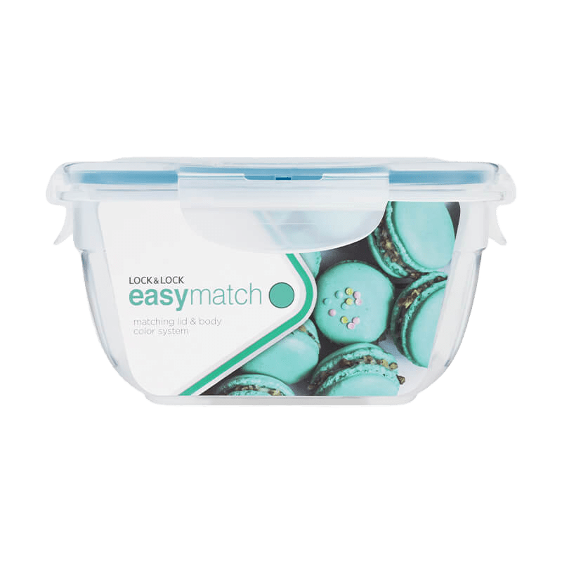 LocknLock 0005 HSM8440EM 8803733169646 Easy Match 950ml Square Teal Plano Image