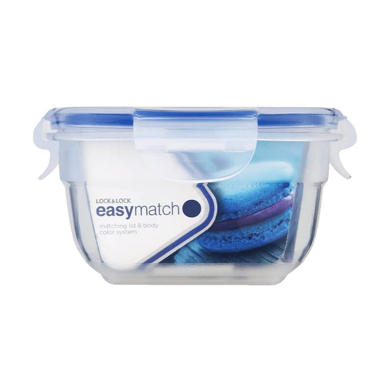 LocknLock 0009 HSM8420EM 8803733169608 Easy Match 260ml Square Blue Plano Image
