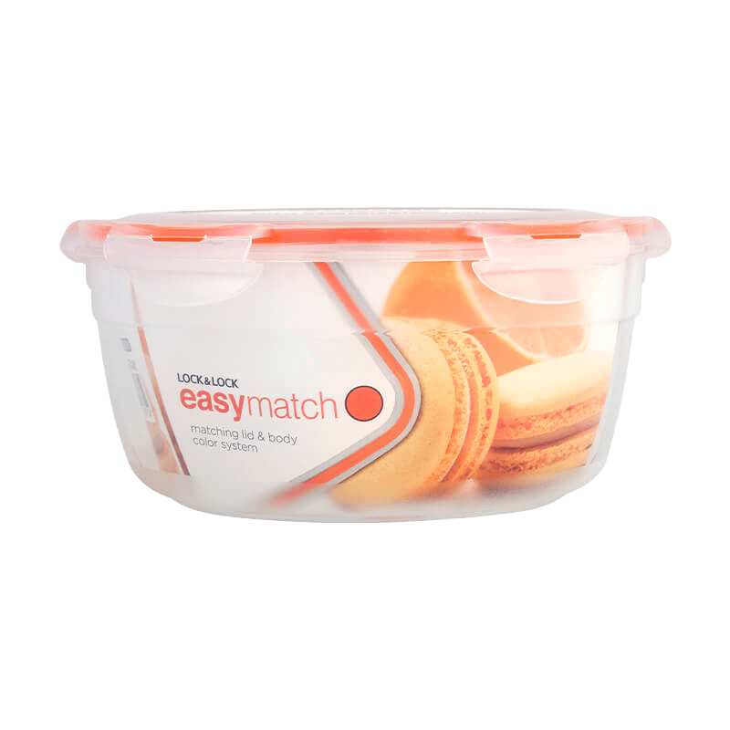 LocknLock 0015 HSM947EM 8803733169714 Easy Match 3.4l Round Orange Plano Image