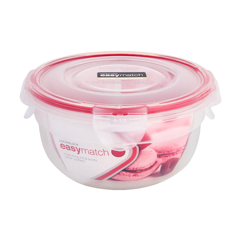 LocknLock 0022 HSM943EM 8803733169677 Easy Match 480ml Round Red Product Image