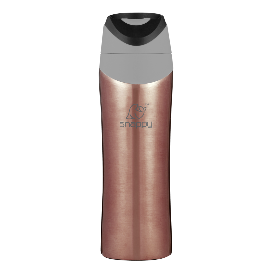 SN SS400G 6009710420348 Snappy Double Wall St St Tumbler 400ml Rose Gold Plano Image.