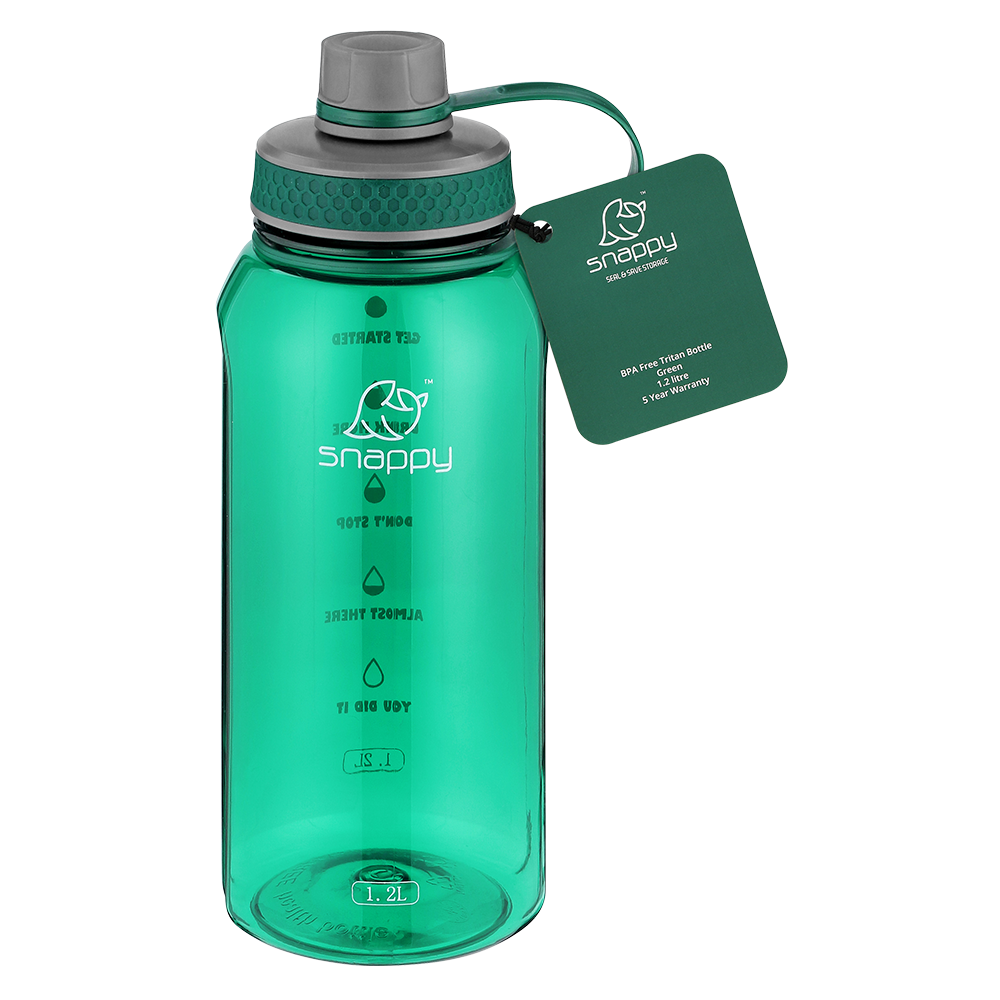SN XL 1998G 6009710420119 Snappy Tritan Bottle 1.2lt Green Packaging 2