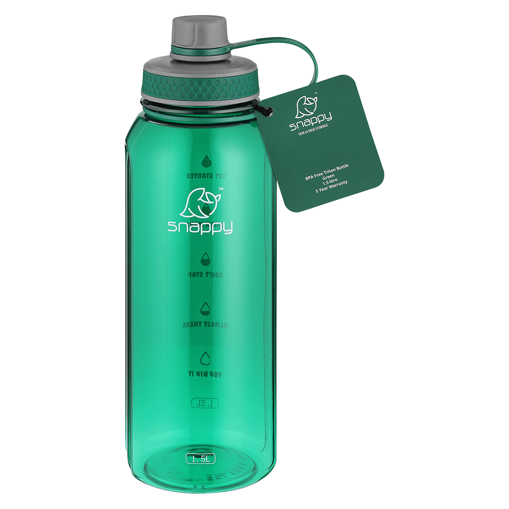 SN XL 1999G 6009710420140 Snappy Tritan Bottle 1.5lt Green Packaging 2