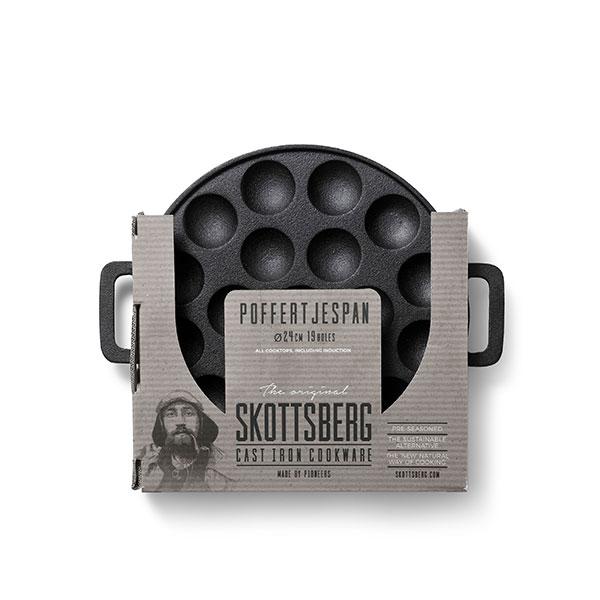 Skottsberg Cast Iron Mini Pancake Poffertjes Pan 24cm - Image 2